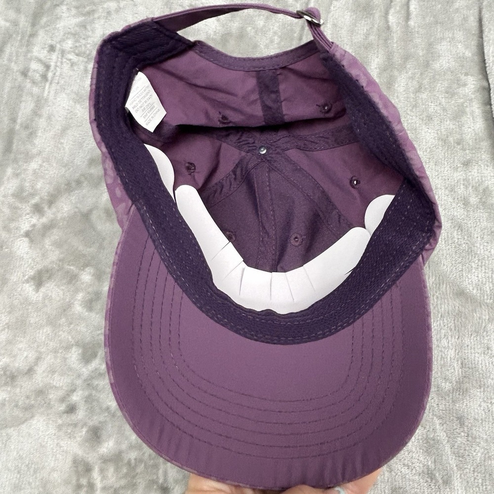 Gaiam Classic Fitness Hat Leopard Print Purple Baseball Cap Womens One Size - Picture 12 of 12